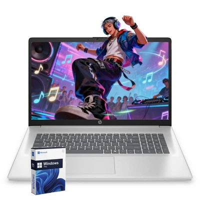 HP 17.3"Laptop computer Win11Pro 2.7 GHz~4.3 GHz  Ryzen 5-7430U 16GB RAM 2TB SSD - Image 1 of 4