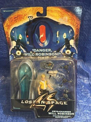 Figura Will Robinson Cryo-Chamber Lost In Space 1997 Trendmasters sellada de colección Foto 1 de 2