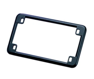 Borde envolvente negro con licencia/número para placas americanas de 7"" x 4 - Imagen 1 de 5