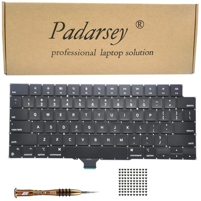 Keyboard for MacBook Pro 14" A2442 16" A2485 2021 US Layout with Screws - Image 1 of 4
