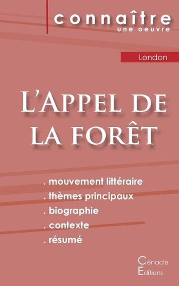 Fiche de lecture L'Appel de la fort de Jack London (analyse littraire de rfrence - Image 1 of 1