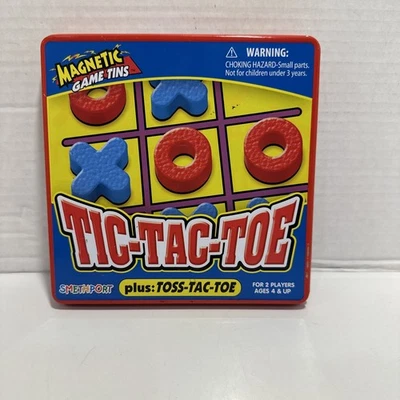 Tic-Tac-Toe plus:Toss-Tac-Toe,Magnetic Travel Game Board; Take 'N' Play Anywhere - Image 1 of 4