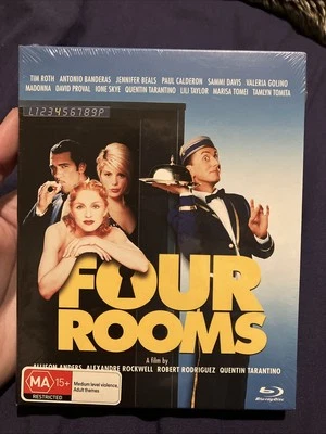 Four Rooms Blu-Ray : NEW Region Free Via Vision Quentin Tarantino Tim Roth - image 1 of 4