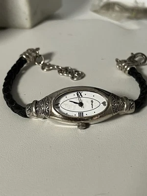 Ladies Anne Klein Watch Round Face Gold Silver Two Tone Y121E 10/8073 Quartz - Image 1 of 4