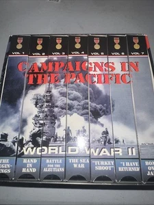 World War II Campaigns in the Pacific VHS  Volume 1-7 Sets - Picture 1 of 11