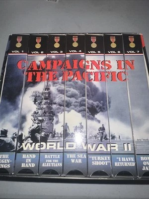 World War II Campaigns in the Pacific VHS  Volume 1-7 Sets - Image 1 of 4