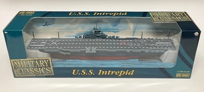 NEW Gearbox Military Classics 1/700 USS INTREPID (CV-11) WWII Aircraft Carrier - Image 1 of 4