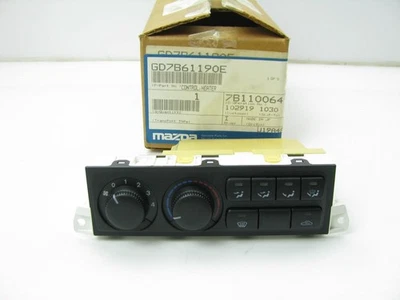 GD7B61190E A/C Heater Temperature Control Unit OEM For Mazda 626 1998-1999 - Image 1 of 3