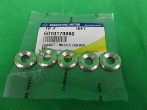 GENUINE SSANGYONG REXTON SUV 5 CYL 2.9 L TURBO DIESEL FUEL INJECTOR GASKET SET - Picture 1 of 2