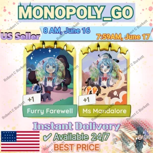 Golden-Blitz Event_MO_NO_POLY_Go! Aufkleber Furry Farewell + Ms Mandalore - Bild 1 von 1