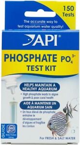 API Phosphate Test Kit Freshwater and Saltwater Healthy Fish Aquariums 150 Tests