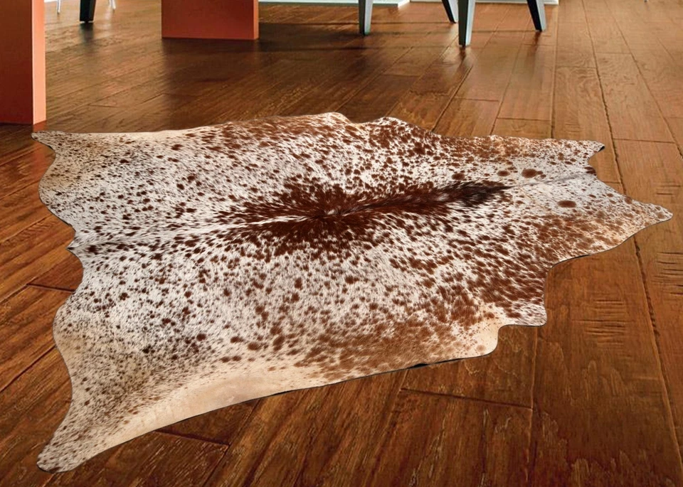 100% Original Kuhfell Teppich Bereich Skin Leder 25.73 Sq.feet (165cmx145cm) - Bild 1 von 3