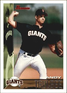 1995 Bowman San Francisco Giants Baseball Card #14 Andy Taulbee Rookie