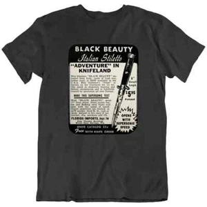 Switchblade, Switch Knife Steel, Blade Hunting Fishing T Shirt Tee Gift New - Picture 1 of 13