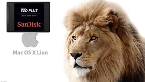 APPLE MACBOOK PRO 256GB SATA 2.5 SSD SOLID STATE DRIVE + OS X LION PLUG & PLAY - Picture 1 of 4