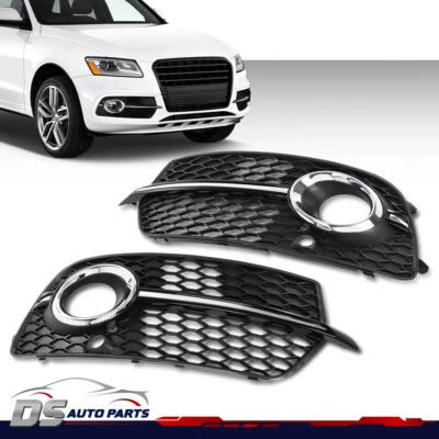 Fit For 2013-2017 AUDI Q5 S-Line/ SQ5 Front Bumper Fog Light Grill Grille Foto 1 de 4