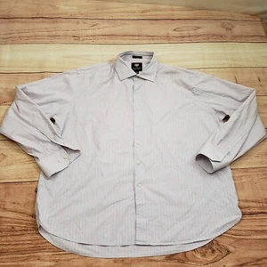 Victorinox Shirt Mens 2XL XXL Blue Pink Button Up Long Sleeve Swiss Army Adult * - Picture 1 of 10