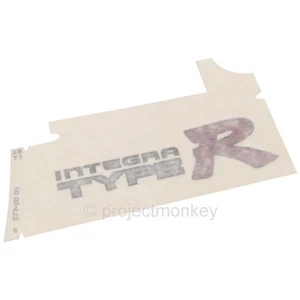 OEM Honda 94-01 Acura Integra DC2 Rear Type R Decal Genuine (Black Outlining) - Picture 1 of 1