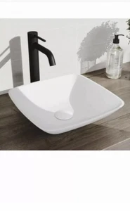 ​VIGO Lexington Single Hole Single-Handle cFiber Vessel Bathroom Faucet in Matte - Picture 1 of 5