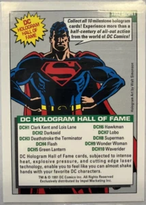 1991 DC COMICS IMPEL DEATHSTROKE THE TERMINATOR HOLOGRAM HALL OF FAME #DCH3 - Picture 1 of 2