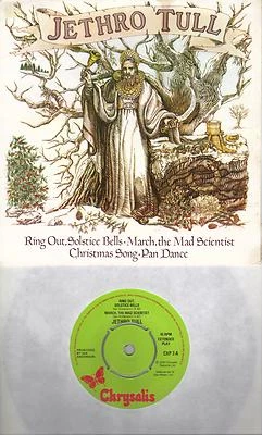 JETHRO TULL  Ring Out Solstice Bells  Import extended play 45 with PicSleeve Foto 1 de 2
