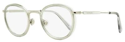 Moncler Oval Eyeglasses ML5153 020 Palladium/Crystal 49mm - Image 1 of 3