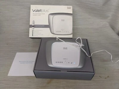 Cisco Valet Plus 300 Mbps 4-Port Gigabit Wireless N Router M20 (L5) - Image 1 of 4
