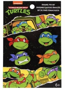 Teenage Mutant Ninja Turtle FUNKO TMNT Enamel Pin Set All 4 Turtles - Picture 1 of 7