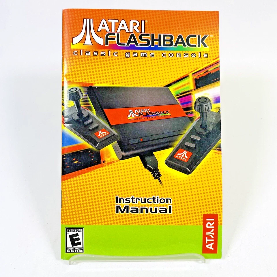Atari Flashback - Classic Game Console Instruction Manual Booklet - Vintage 2004 - Image 1 of 4