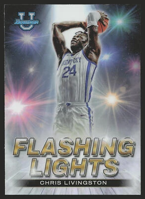 2022-23 Bowman University Best #FL-4 Chris Livingston Flashing Lights - Image 1 of 2