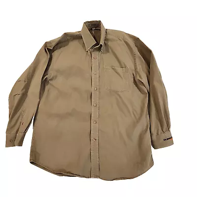 Cutter & Buck Vintage Twill Mens Shirt Oversize Large Heavyweight Long Sleeve - Image 1 of 4