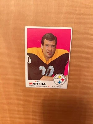 1969 TOPPS FOOTBALL #224 PAUL MARTHA!! $1 SHIPPING!! - Image 1 of 2
