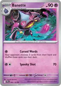 Banette UnCommon 060/159 Pokemon Scarlet Violet Journey Together - Picture 1 of 1