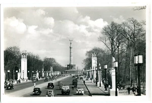 AK BERLIN Siegessäule, Großer Stern, Festschmuck, Prachtstraße, Skulpturen 1939 - Picture 1 of 1