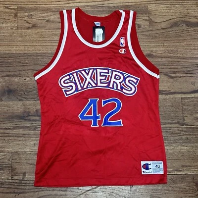 VTG NBA PHILADELPHIA 76ers Sixers Novato JERRY STACKHOUSE Camiseta de Campeón Talla 40 Foto 1 de 4