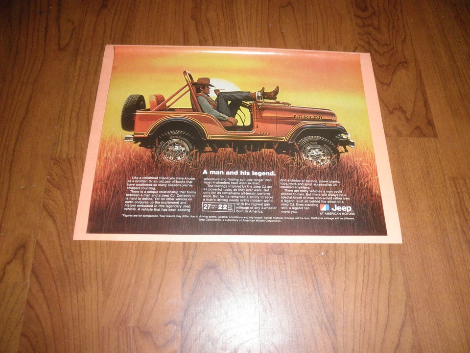 JEEP CJ LAREDO AD 1981 -- "UN HOMBRE Y SU LEYENDA" - Muy bien Foto 1 de 1
