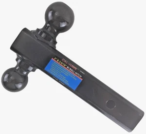 New Bi-Ball/Double Ball Mount Receiver Trailer Hitch 2-5/16” Ball - Picture 1 of 2