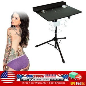 Bandeja ajustable para tienda de tatuajes estación de trabajo muebles portátiles equipo plegable - Imagen 1 de 12