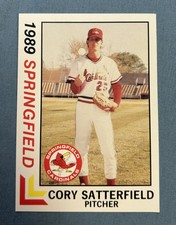 1989 Best Springfield Cardinals Cory Satterfield #18
