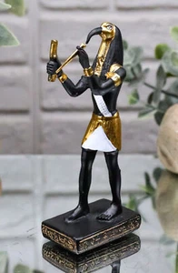 Egyptian God Of Technology Wisdom Thoth Dollhouse Miniature Statue Gods Of Egypt - Picture 1 of 9