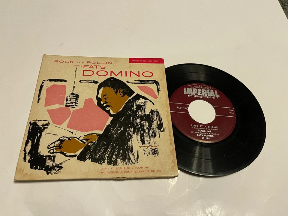 Rock & Rollin' with Fats Domino 7 дюймов EP/45, Imperial Imp-140 AIN'T THAT A STAME - Изображение 1 из 1