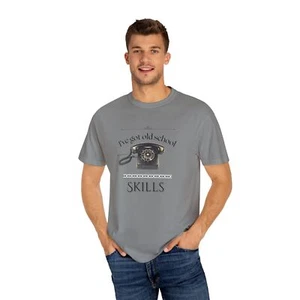 Vintage Phone Retro Unisex Shirt, Old School Skills Tee - Bild 1 von 21