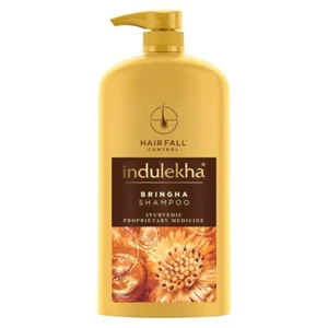 Indulekha Bringha Shampoo 1L proprietäre ayurvedische Medizin gegen Haarausfall|| 1L - Bild 1 von 6