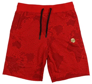 NIKE Sportswear Alumni C2W Shorts sz M Medium Red Digital Camo - Picture 1 of 5