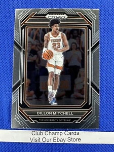 2023 #35 Dillon Mitchell Panini Prizm Draft Picks Basketball Texas - Imagen 1 de 2