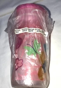 Tupperware Barbie  Thirstbreak Water bottle 14oz Pink Tumbler  New 048470 - Picture 1 of 5