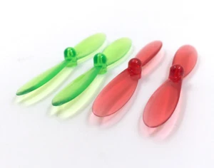 Dromida Kodo Transparent Clear Red and Green Propeller Blades Props Rotor - Picture 1 of 1