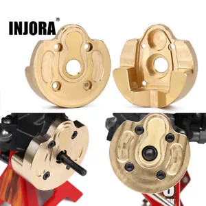 Tapa de nudillo de dirección de latón INJORA para axial sobre orugas RC 1:10 SCX10 III Capra 1.9 - Imagen 1 de 9