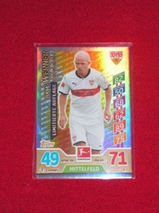 Match Attax 2017/2018 LIMITED EDITION L7 Tobias Werner
