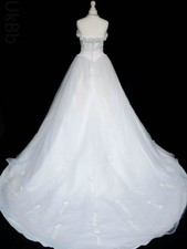 Vintage 1990s Wedding Dress 10 Y2K Huge Train Sincerity Bridal Trash Needs TLC